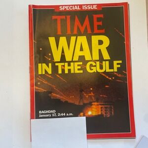 Time Magazine January 28 1991 War In The Gulf Desert Storm Special Issue Vintage